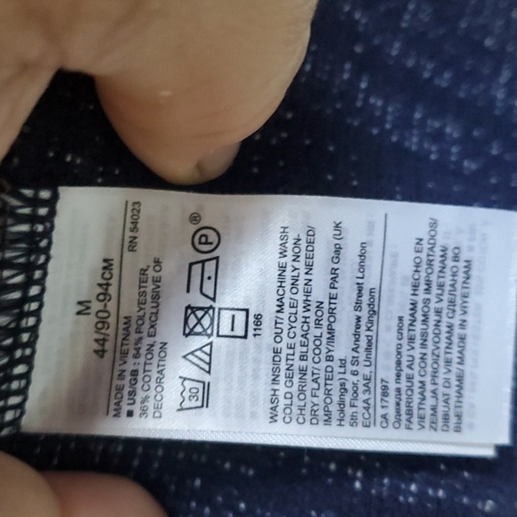 Banana Republic Boucle Ruffle Tweed Top Size Medium Indigo Navy Career - Picture 6 of 8